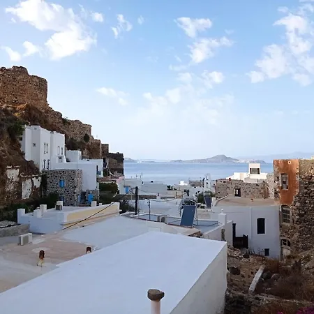 فيلة Quiet Stone House In Nisyros Mandrákion